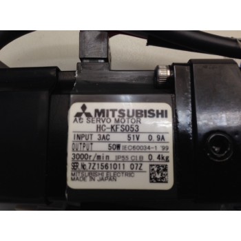 MITSUBISHI HC-KFS053 SERVO AC MOTOR with Parker PS40-025-SH Gearbox